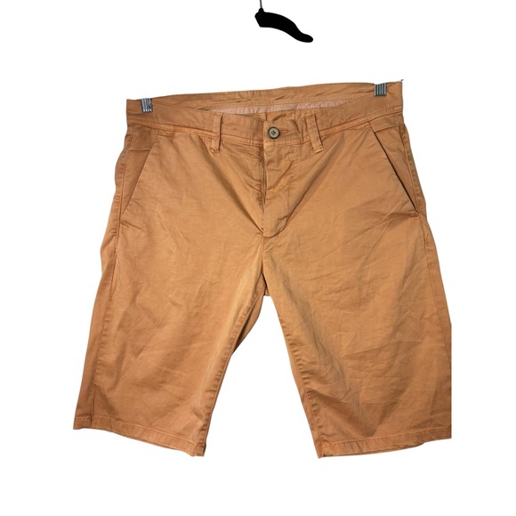 Other - Mens Chino Shorts Burnt Orange‎ Apricot Casual Summer Twill Size 33